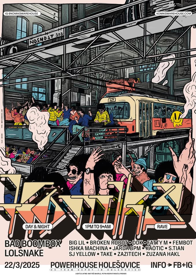 KOMIKS Day & Night - Bad Boombox, Lolsnake -> 🔒 20hr Warehouse Rave 🔒