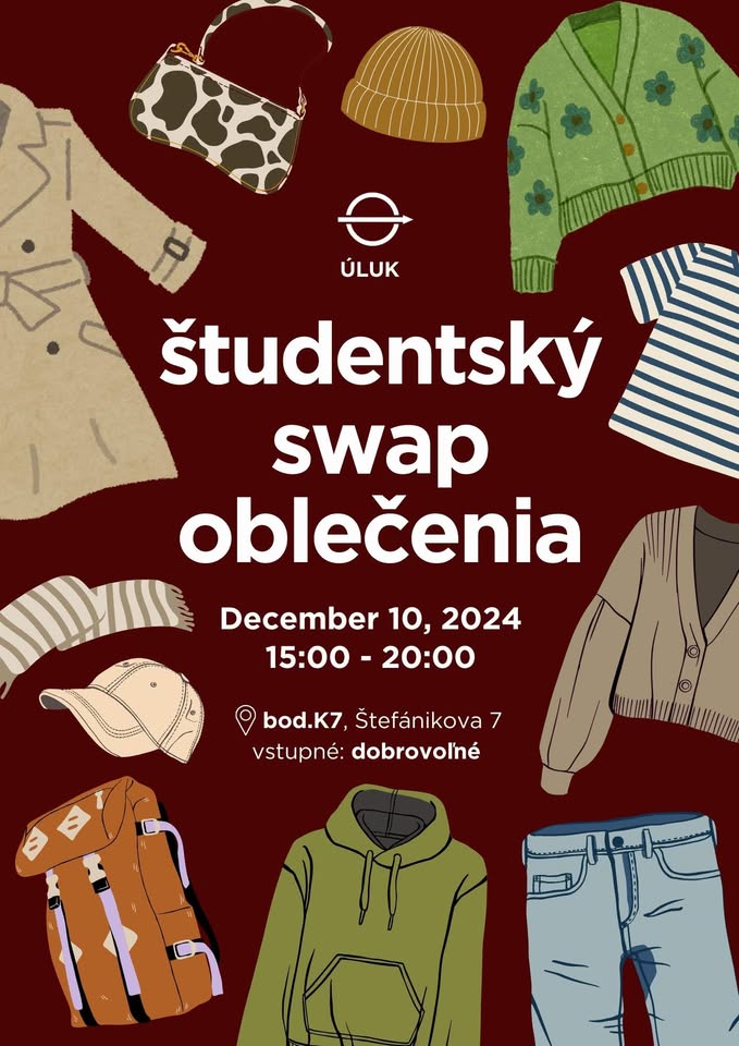 študenský swap oblečenia