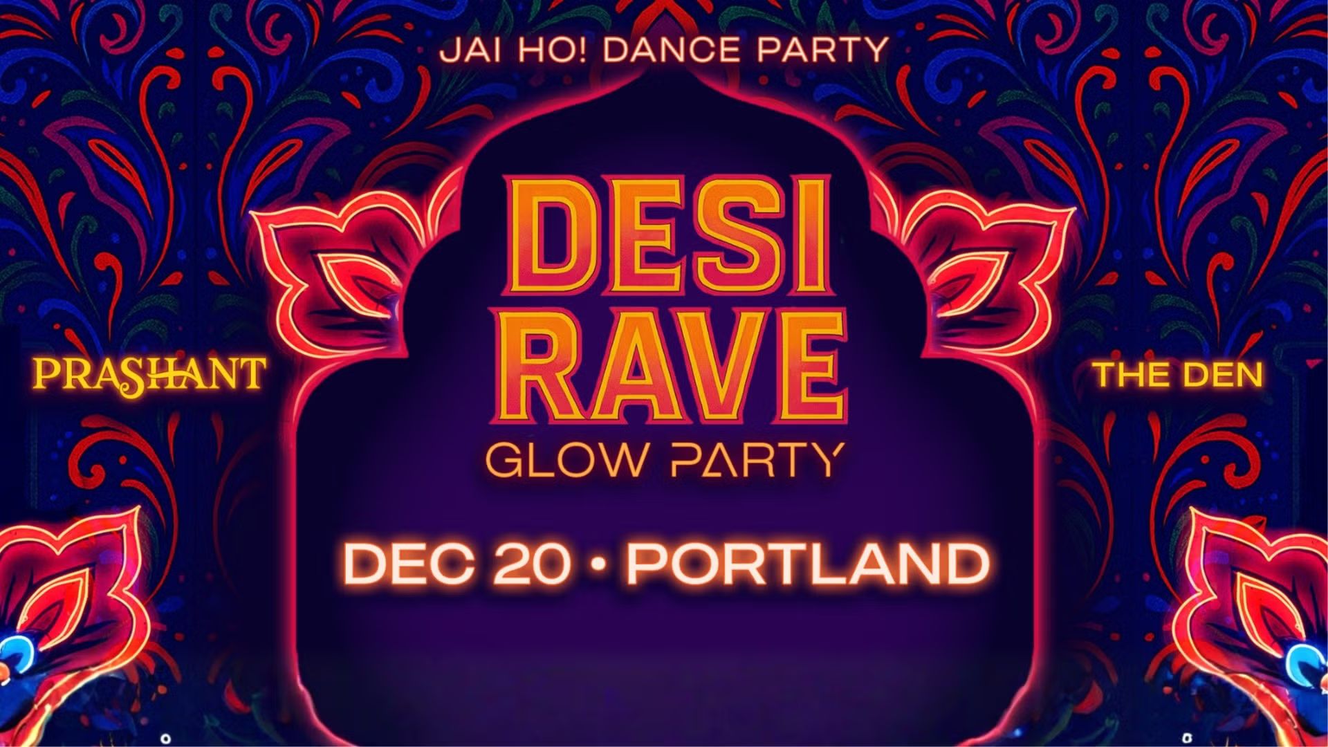 DESI RAVE - Bollywood GLOW Party - DJ Prashant | Portland