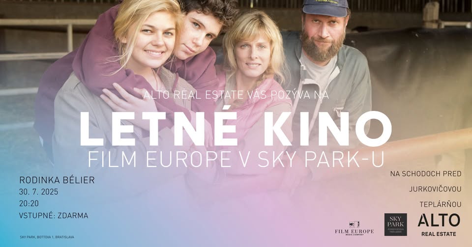 LETNÉ KINO V SKY PARKU: RODINKA BÉLIER (30.7.)