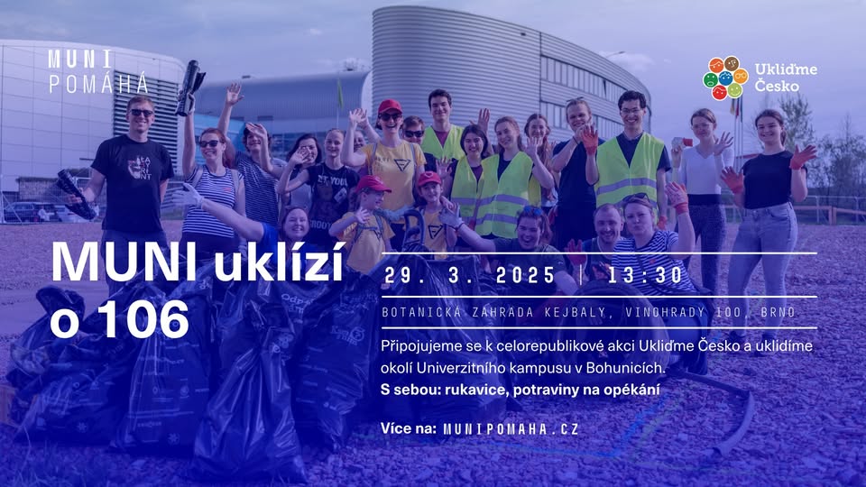🌍 MUNI uklízí o 106 🌍