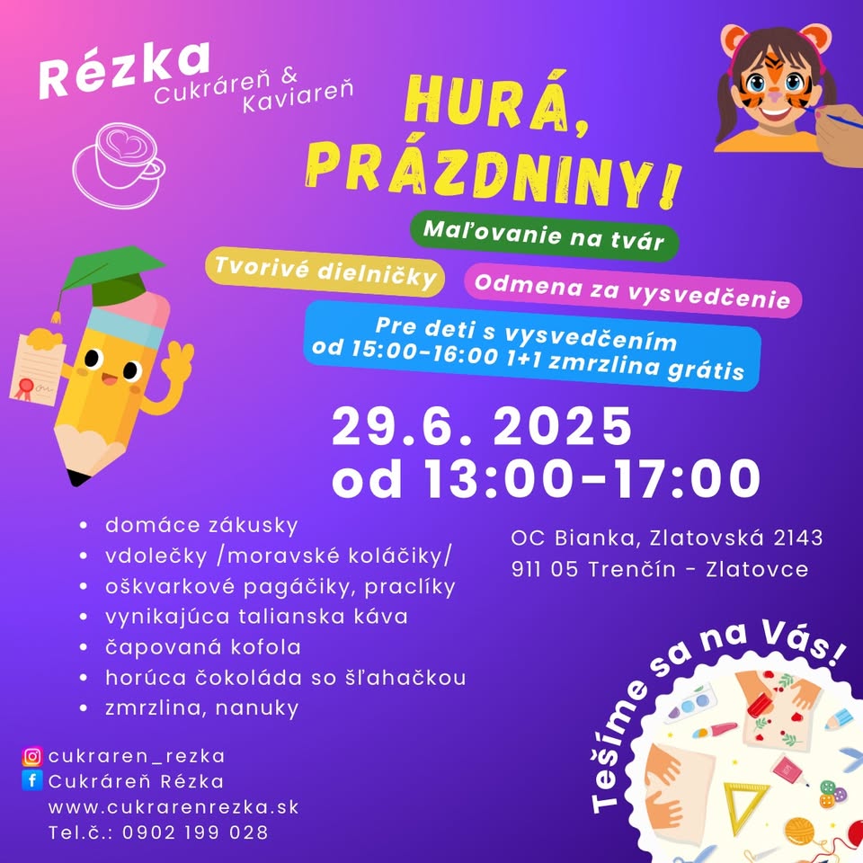Hurá, prázdniny!