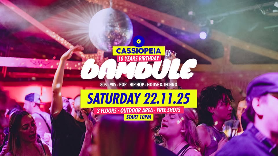 🎉 10 Years Birthday Bambule (80s, 90s, Pop, Hip Hop, House & Techno) 🎉
