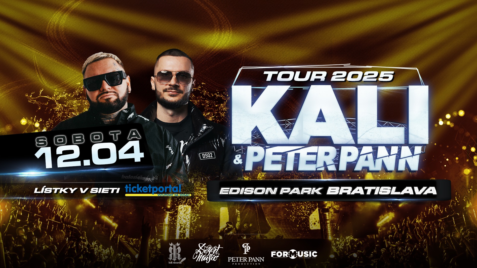 KALI A PETER PANN TOUR 2025 - Edison park BRATISLAVA