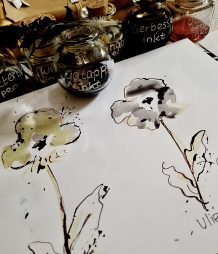 Charcoal & ink making workshop