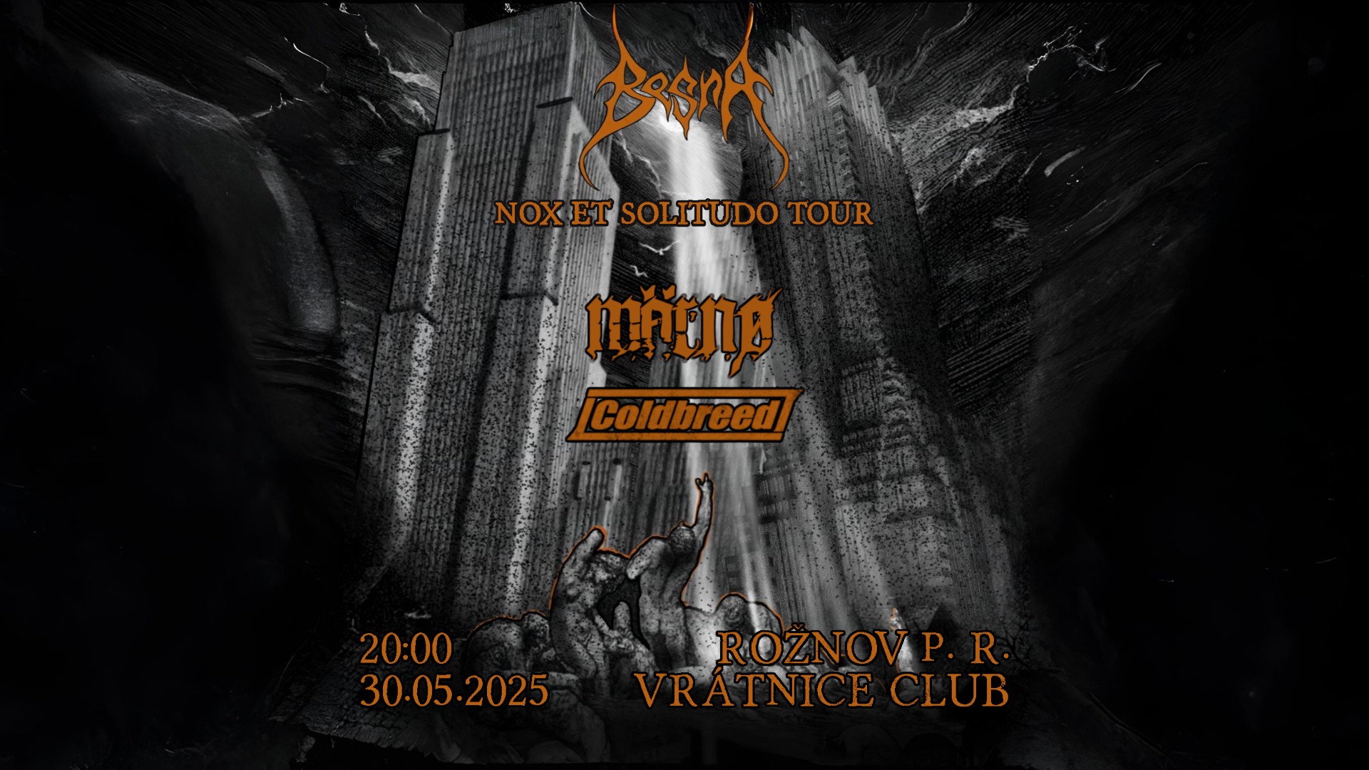 BESNA (SK), MÄRNØ, COLDBREED - Nox et solitudo - Rožnov p. R.: