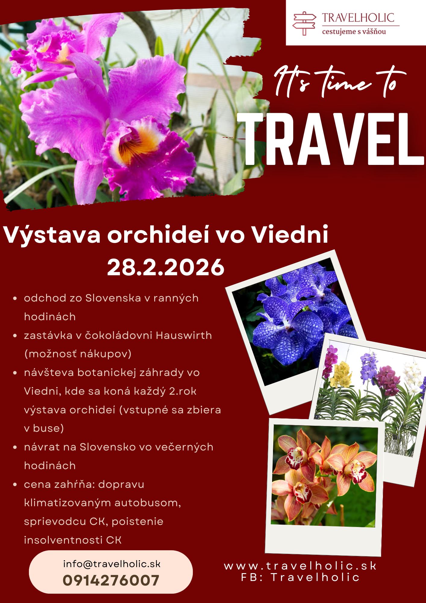 Výstava orchideí vo Viedni
