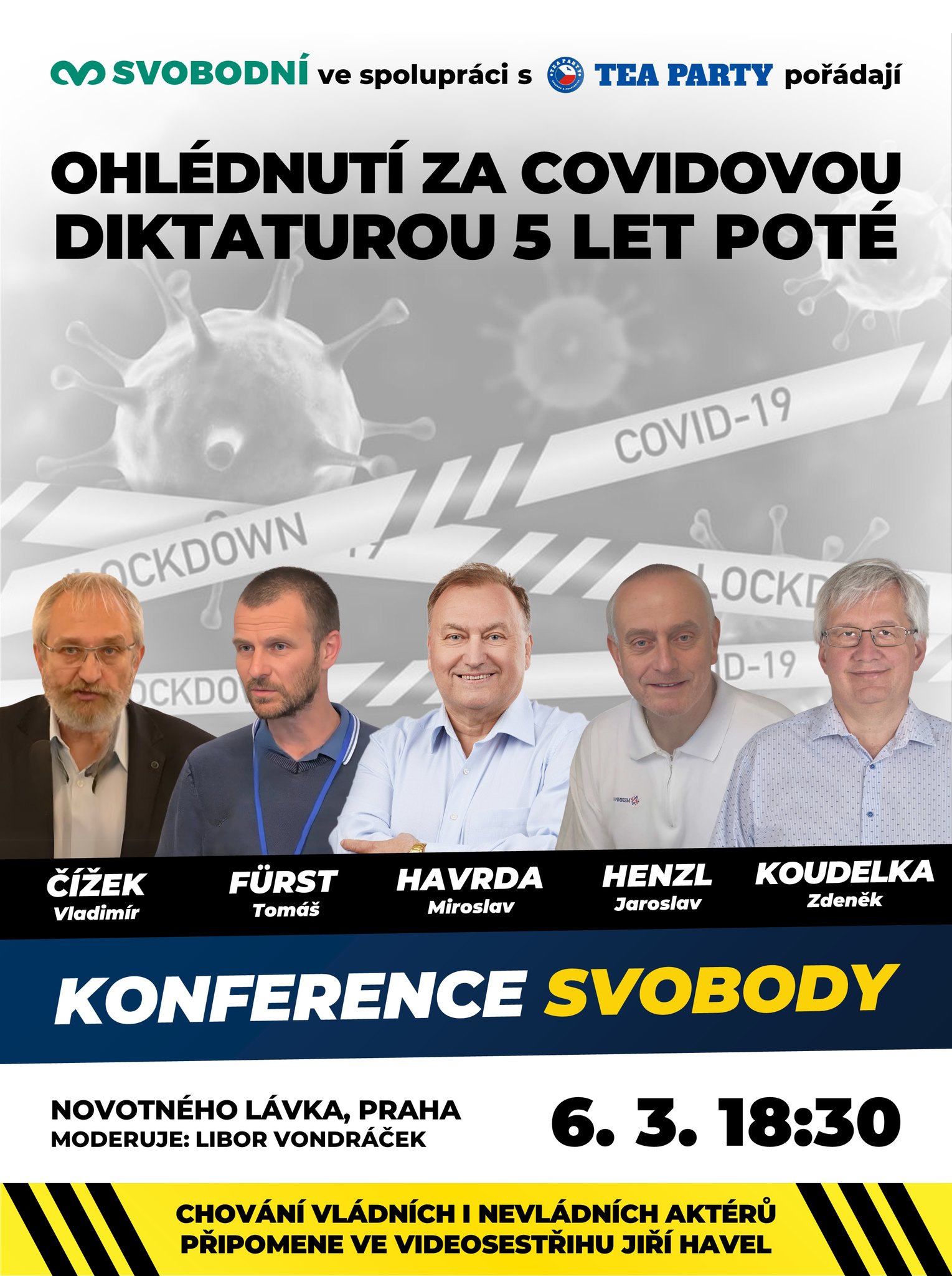 Konference svobody: Ohlédnutí za covidovou diktaturou pět let poté