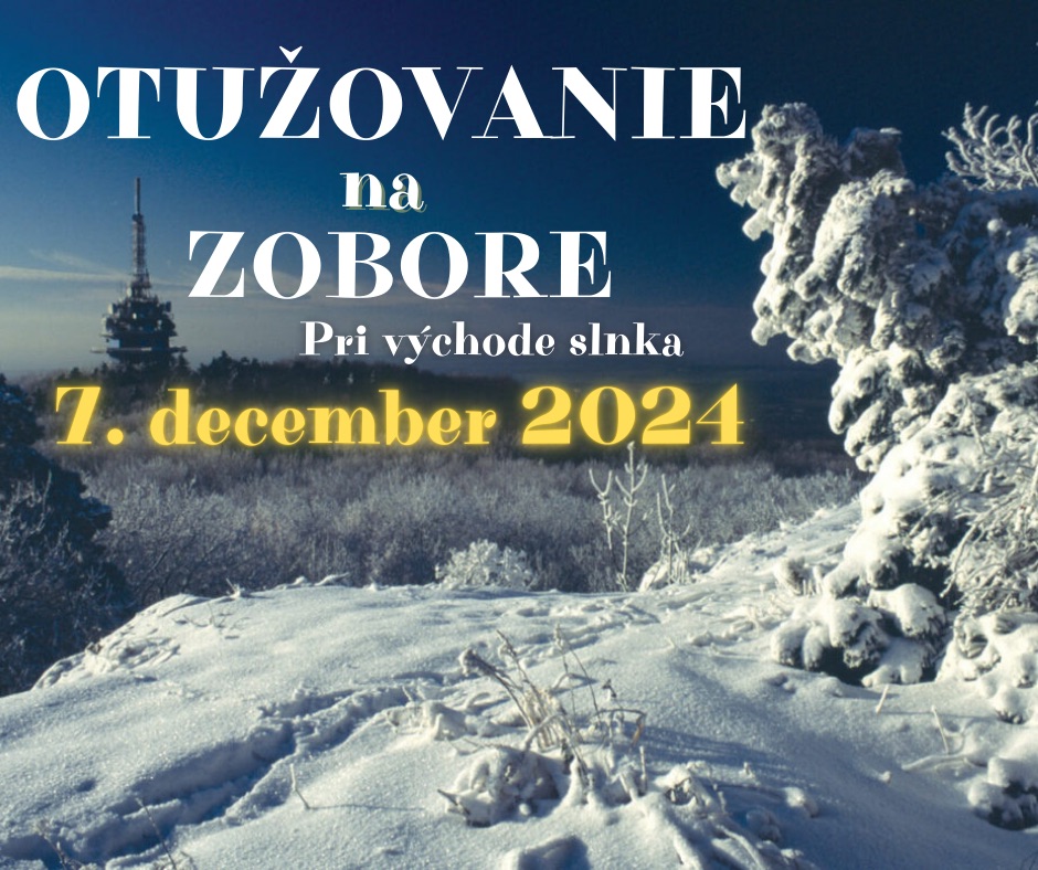 Otužovanie na Zobore pri východe slnka ❄️💙☀️