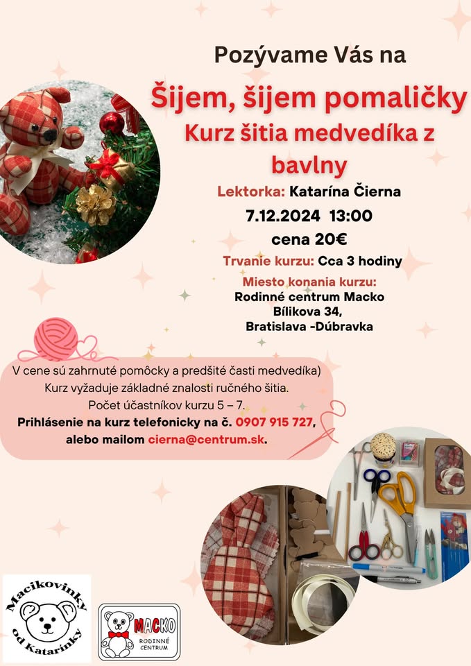 Šije, šijem pomaličky