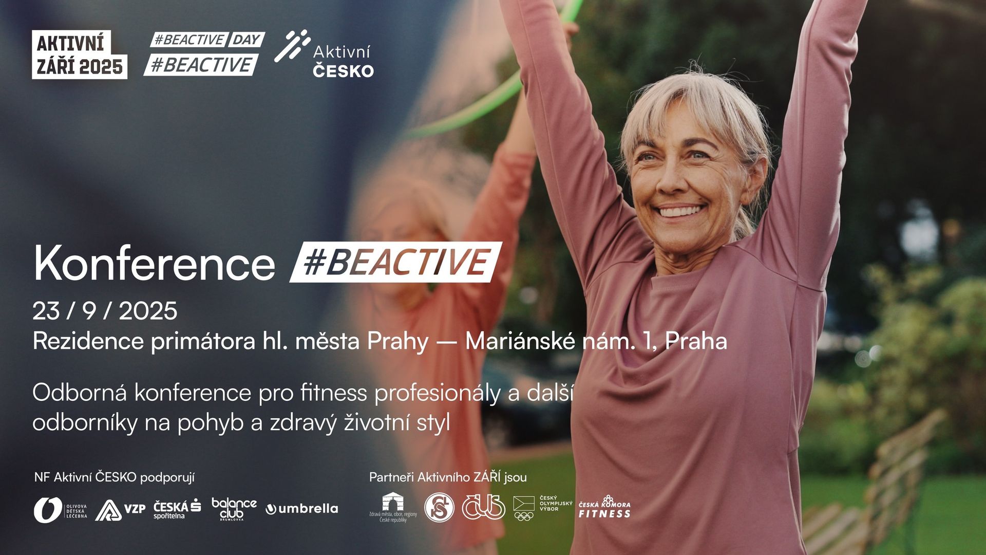 Konference #BEACTIVE 2025: Pohyb jako prevence i lék