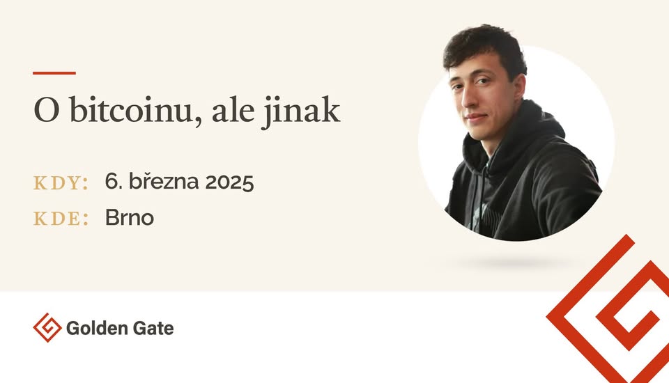O bitcoinu, ale jinak | Brno, 6. 3. 2025