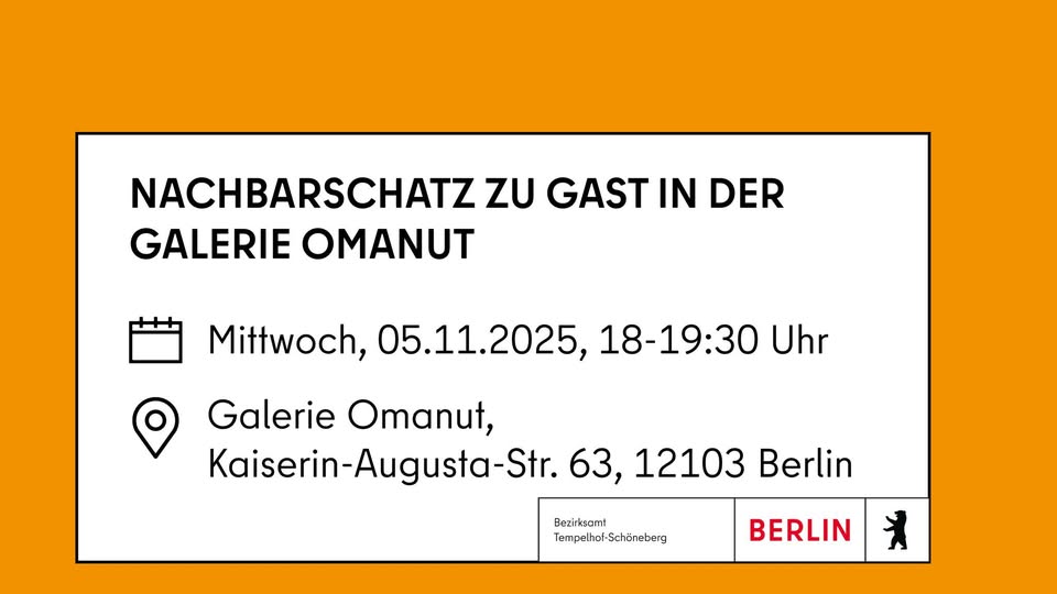 NachbarSchatz zu Gast in der Galerie Omanut