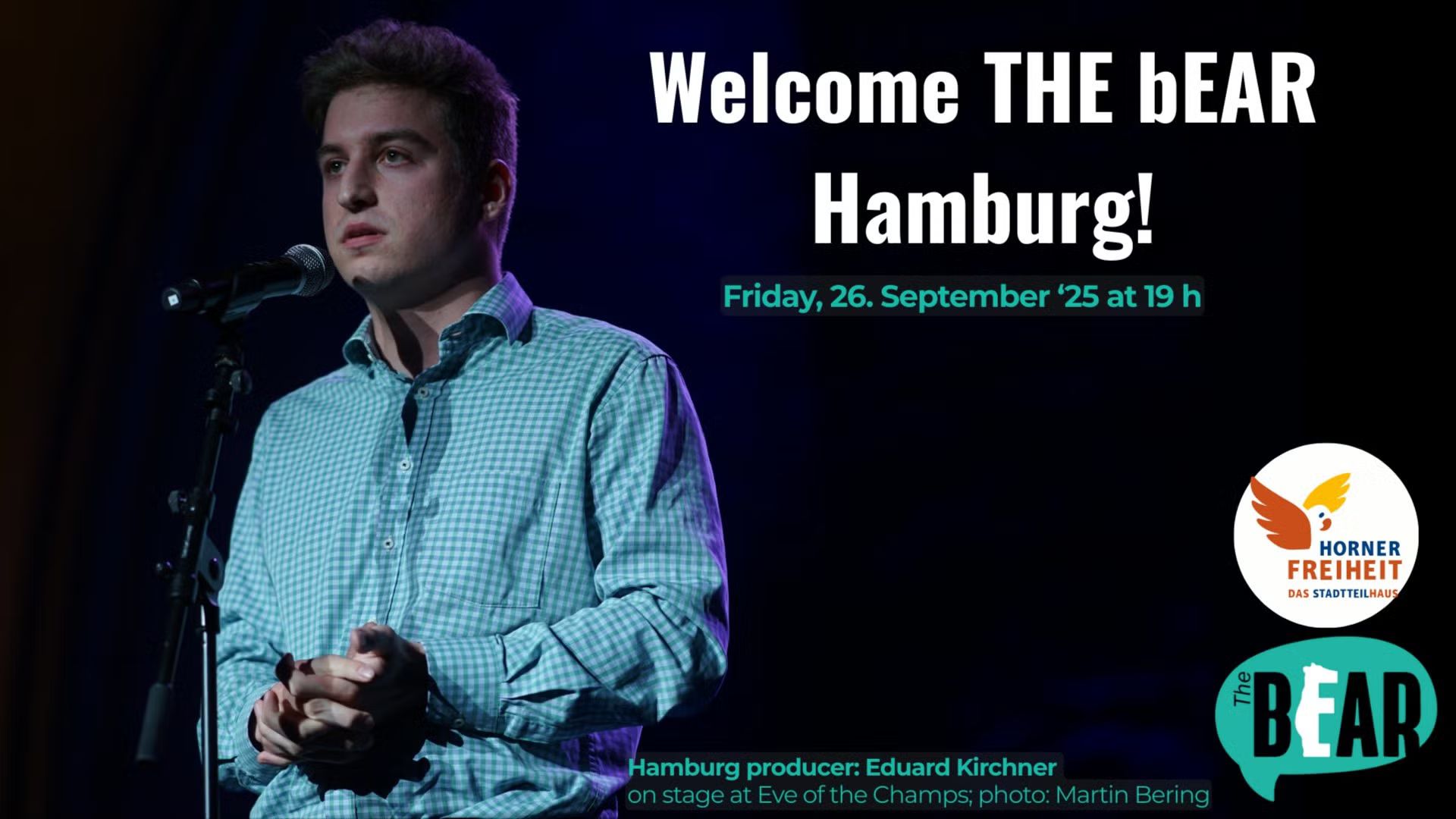 THE bEAR Hamburg | Show #1 – Stories of Discovery · Entdeckungen erzählt