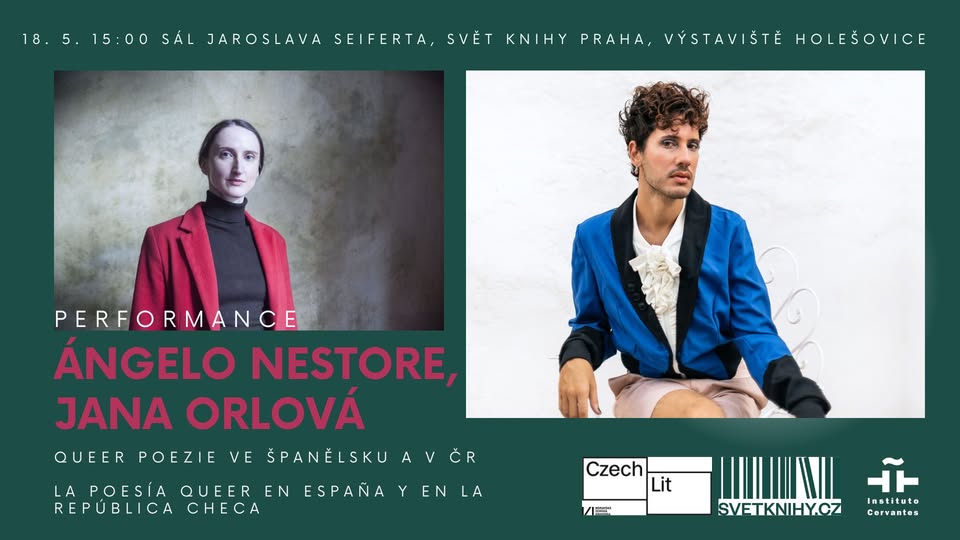 "Queer poezie ve Španělsku a v ČR" na Světě knihy