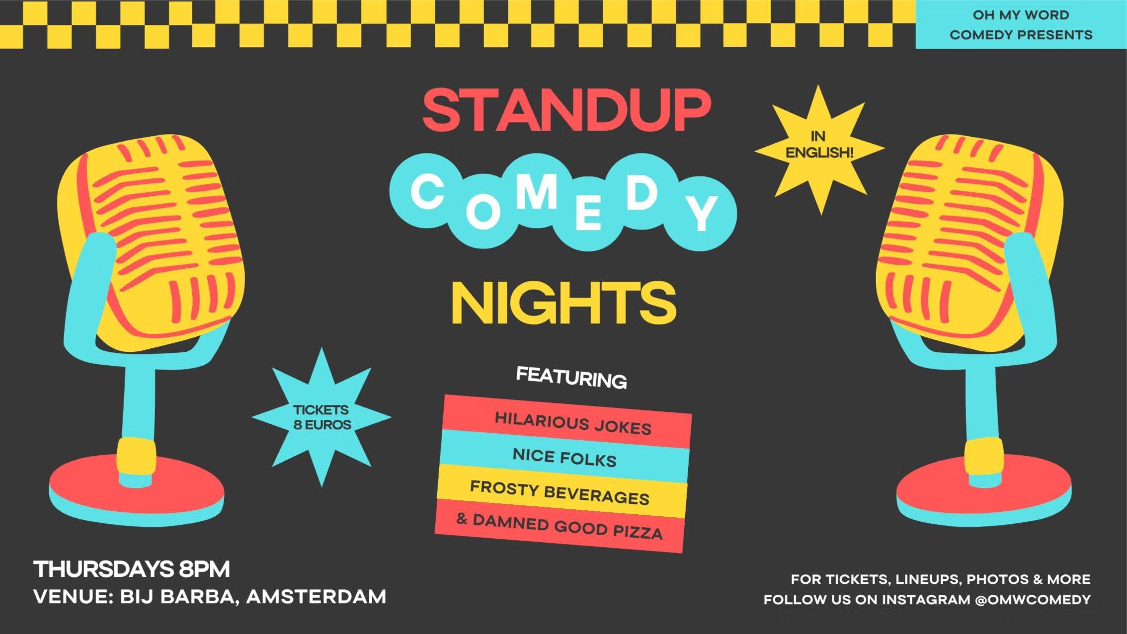 Oh My Word, a standup comedy night in English