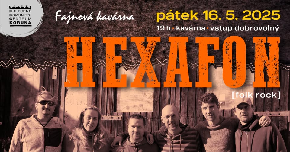 Hexafon v kavárně