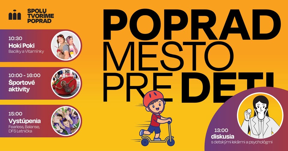 Poprad, mesto pre DETI