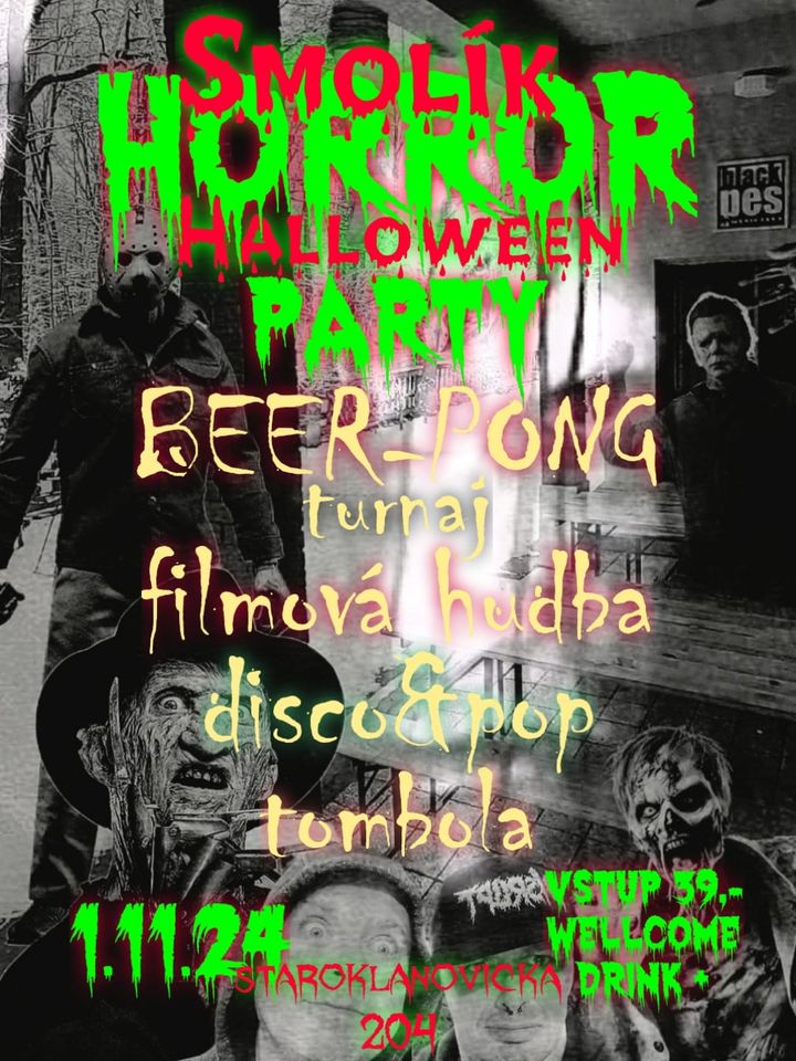 ☠️Smolík halloween horror party☠️