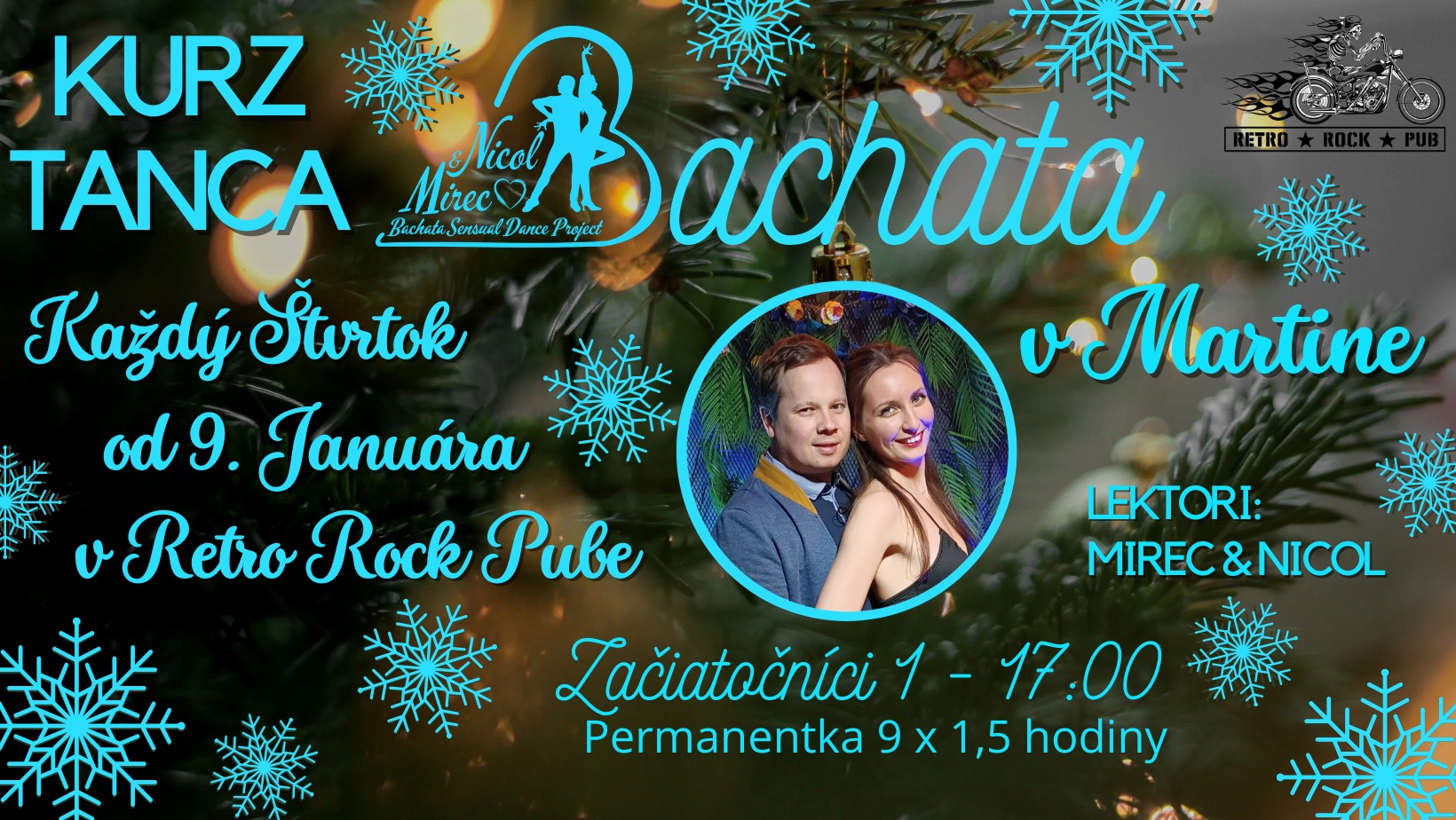 Kurz Bachata Pre Úplných Začiatočníkov v Martine