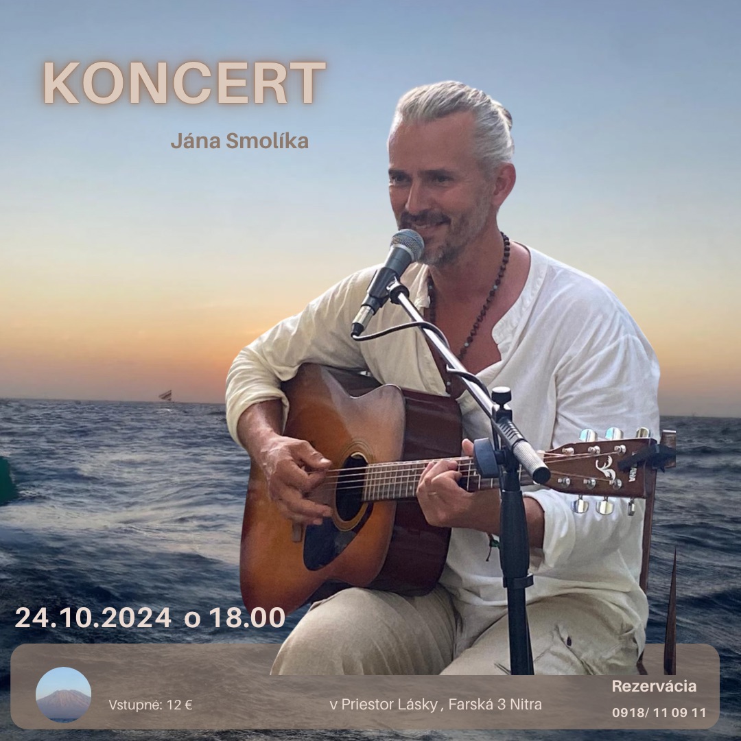 KONCERT  Jan Smolík  Nitra