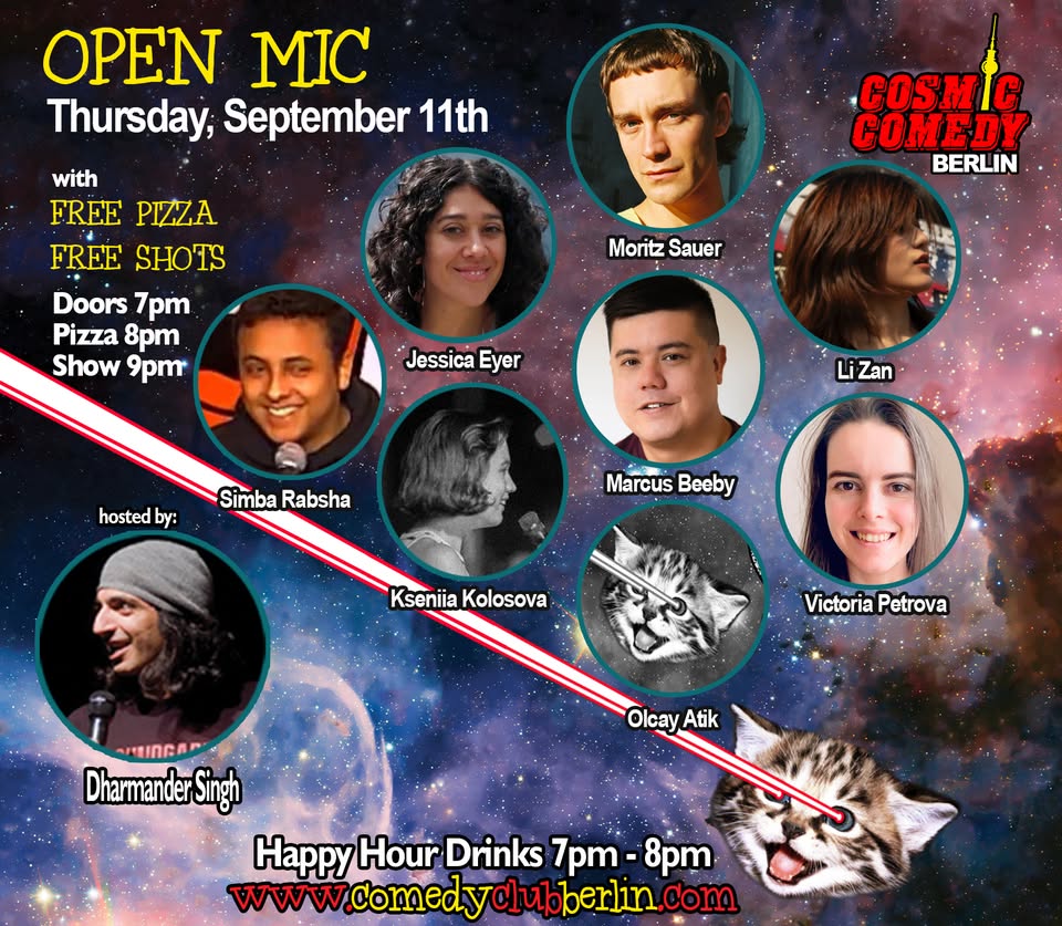 Cosmic Comedy Berlin OPEN-MIC THURSDAY