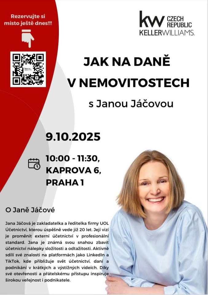 Jak na daně v nemovitostech s Janou Jáčovou