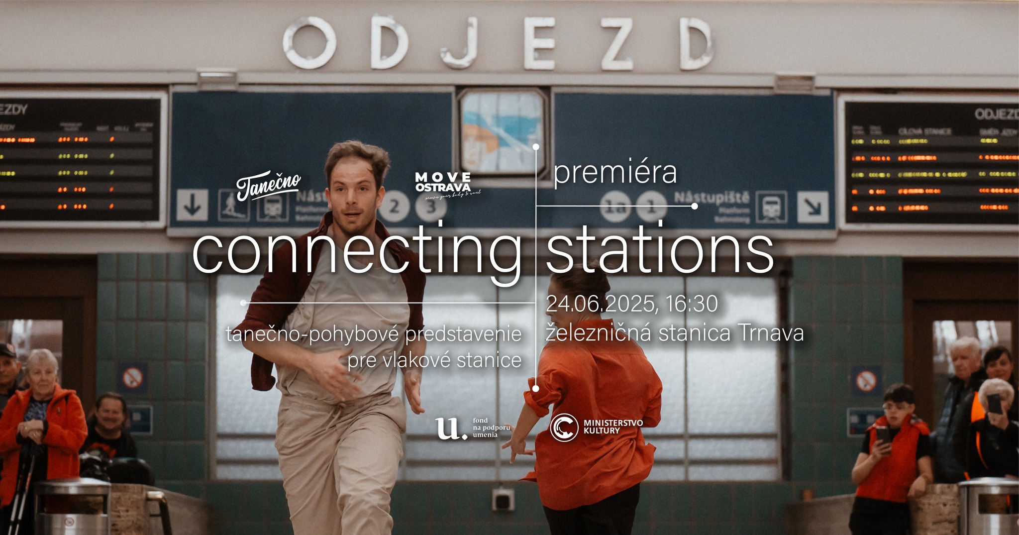 Connecting/Stations - premiéra tanečno-pohybového predstavenia pre vlakové stanice