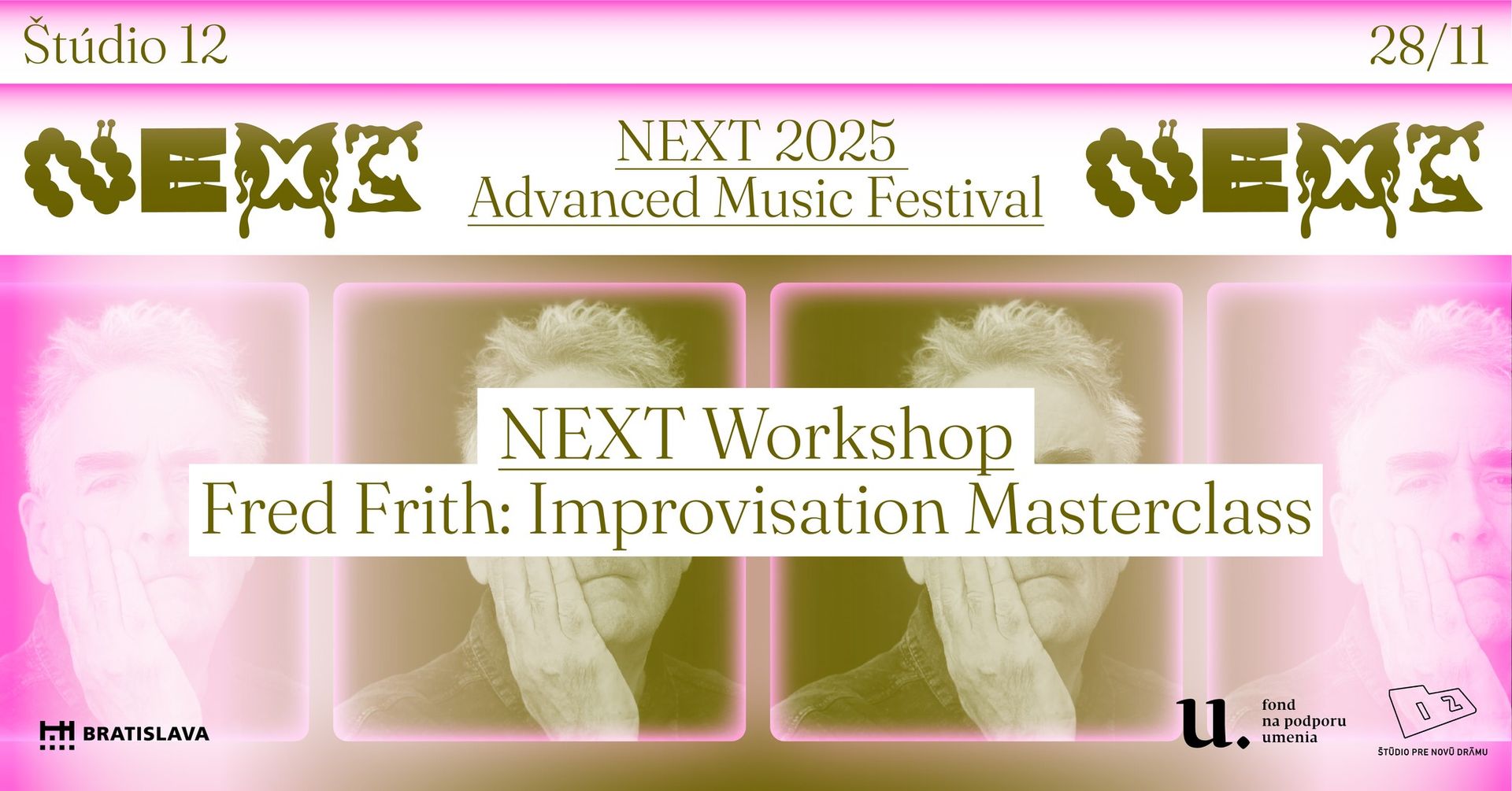 NEXT Workshop / Fred Frith: Improvisation Masterclass