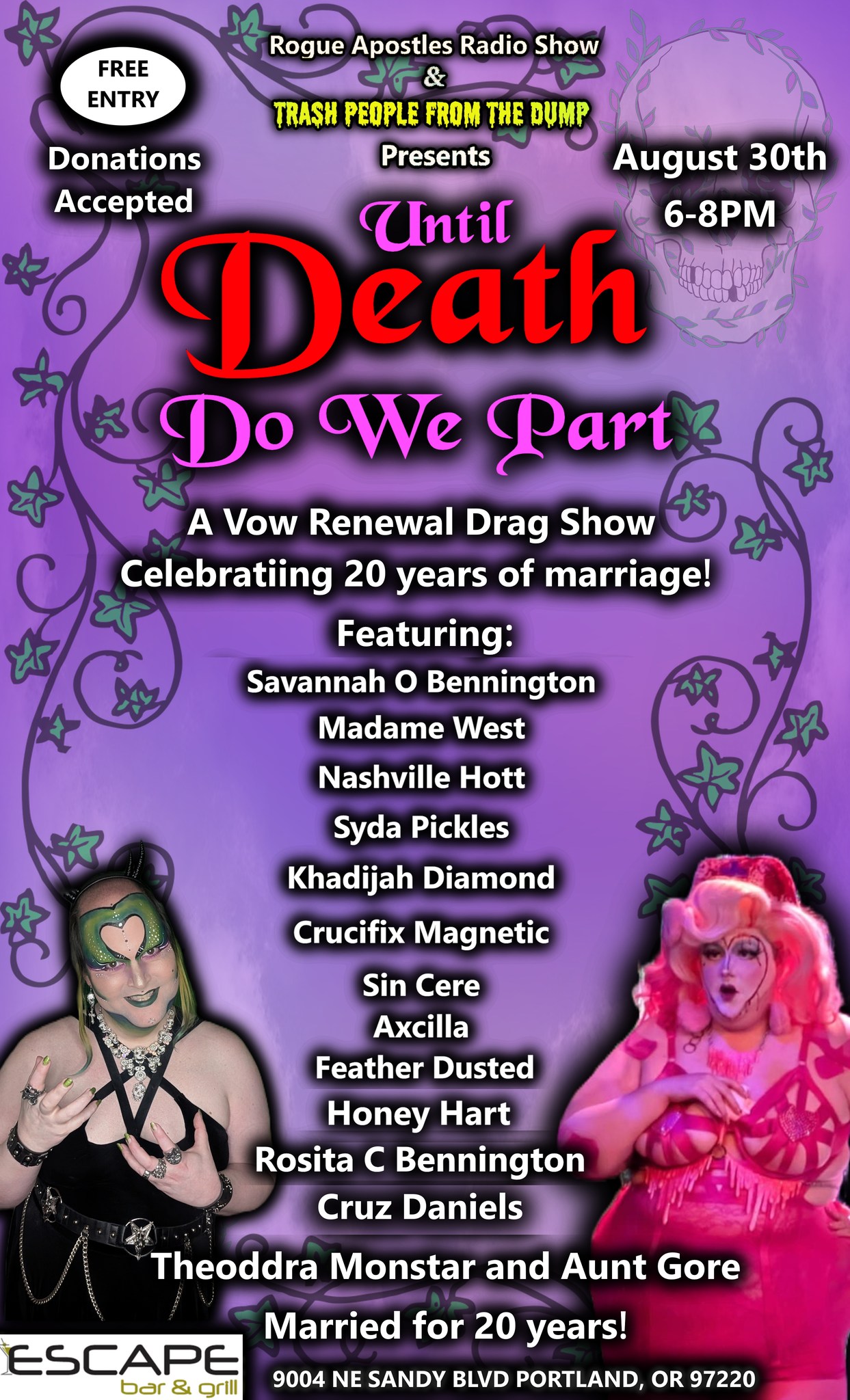 Until Death Do We Part- A Vow Renewal Drag Show