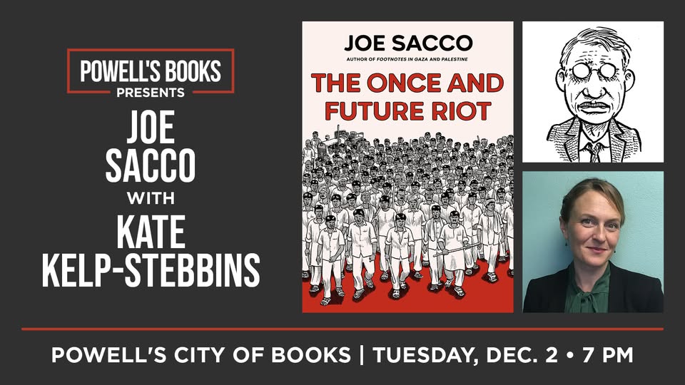 Powell's Presents: Joe Sacco in Conversation With Kate Kelp-Stebbins