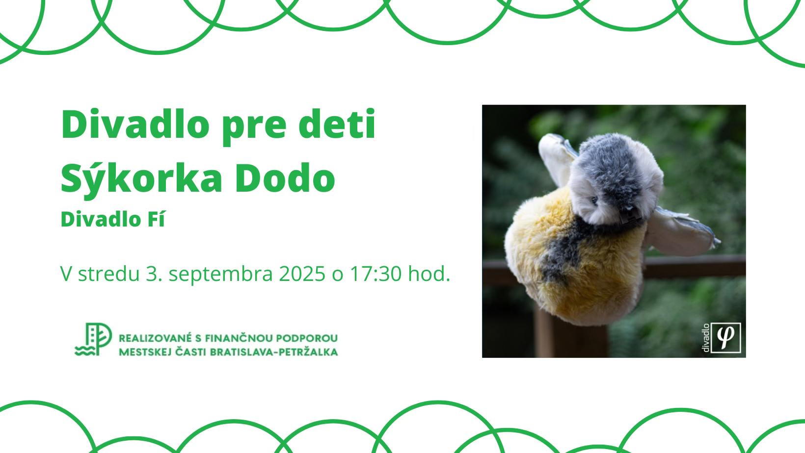 Divadlo pre deti Sýkorka Dodo od Divadla Fí