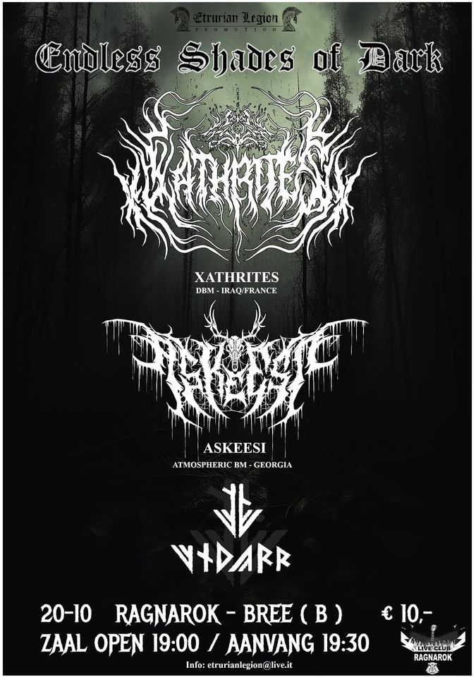 Black&Death Metal Sunday: Xathrites (Iraq/France)+Askeei (Georgia) + Vidarr (Nl)
