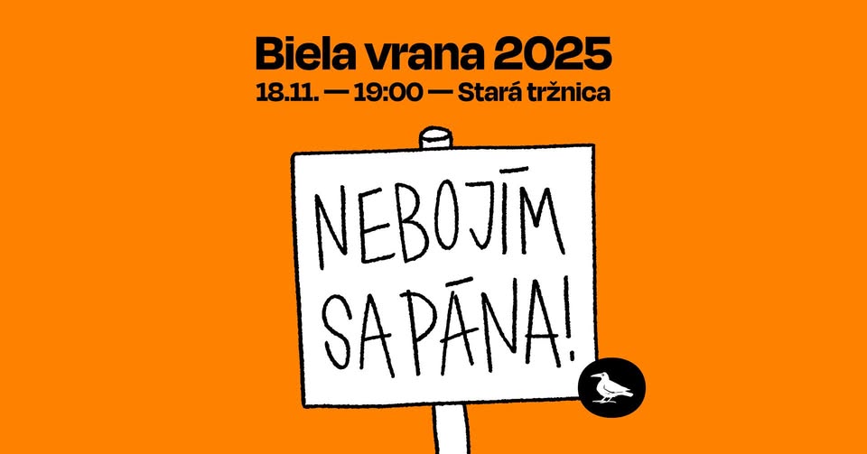 Biela vrana 2025: NEBOJÍM SA PÁNA