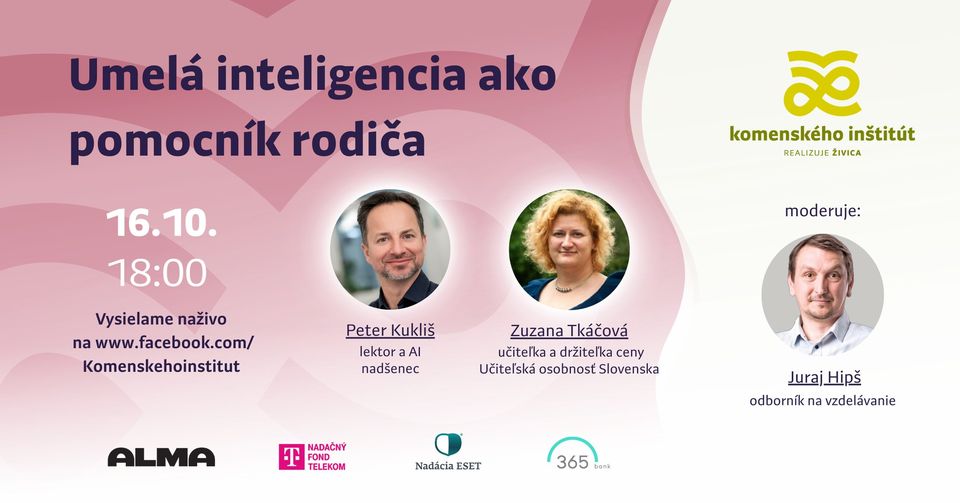 Webinár: Umelá inteligencia ako pomocník rodiča