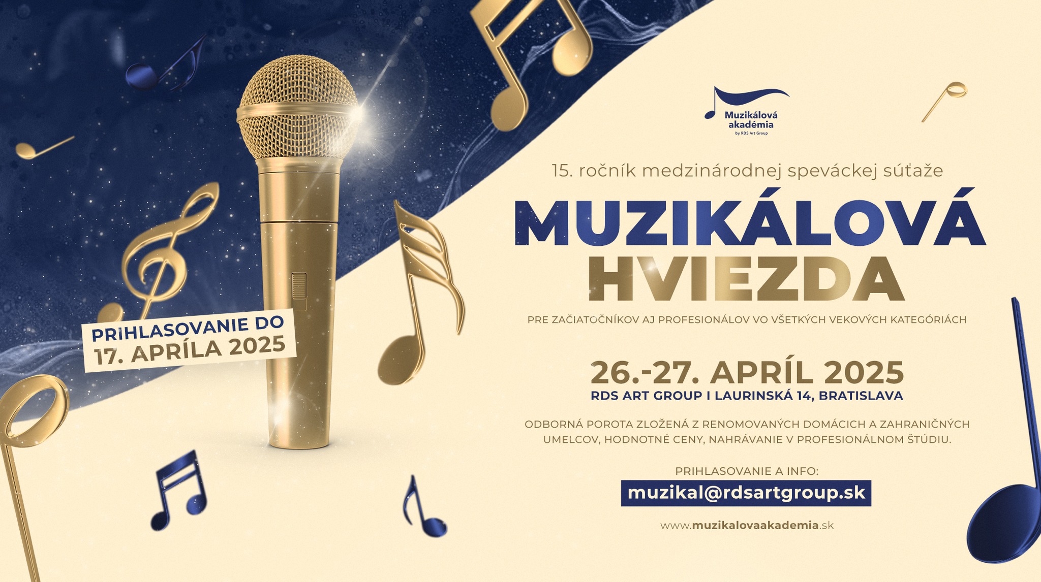 Muzikálová hviezda | 15. ročník speváckej súťaže v Dome umenia