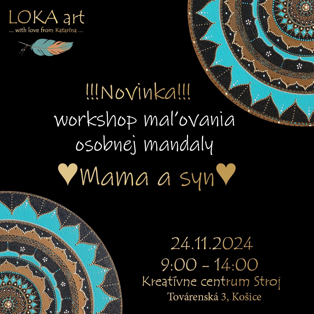 Workshop maľovania osobnej mandaly Mama & SYN 🩷
