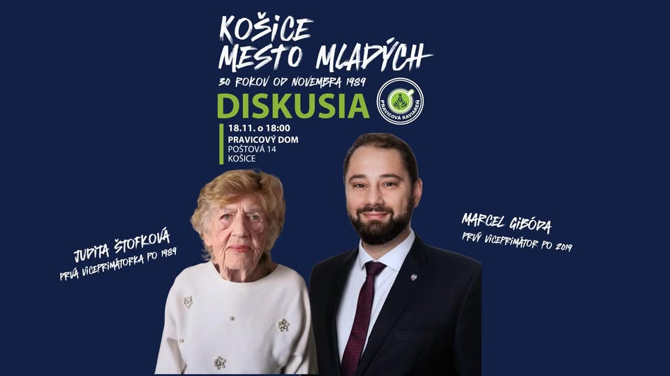 Pravicová kaviareň: Košice – mesto mladých: 30 rokov po novembri ’89