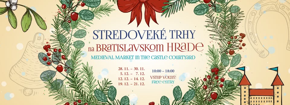 Stredoveké Vianočné trhy na Bratislavskom hrade