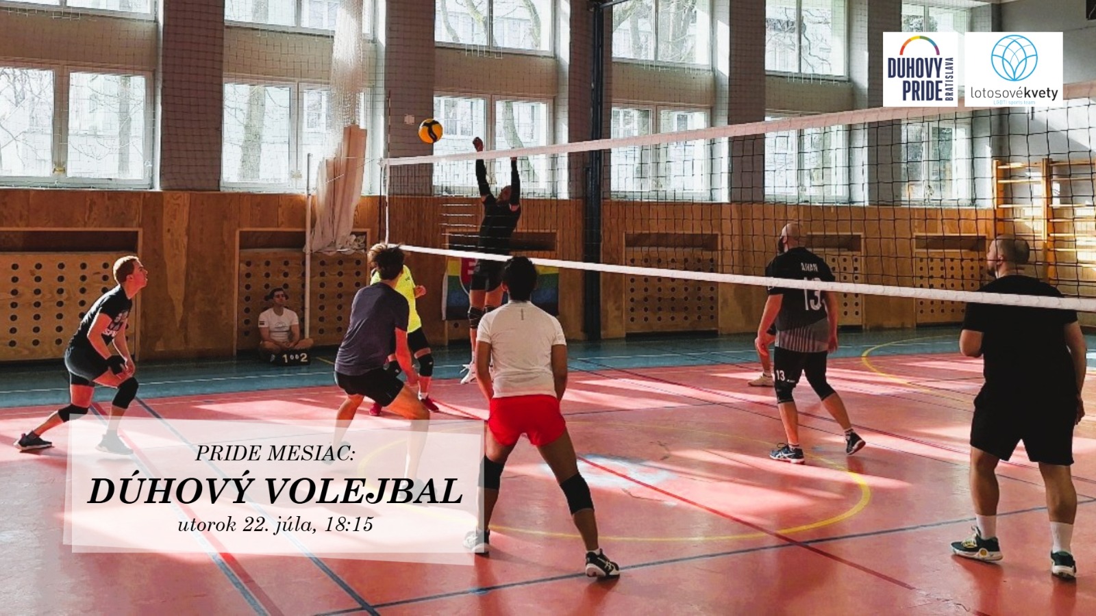PRIDE MESIAC: DÚHOVÝ VOLEJBAL 🏐
