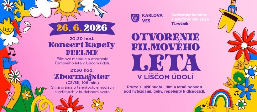 OTVORENIE FILMOVÉHO LETA S KAPELOU FEELME