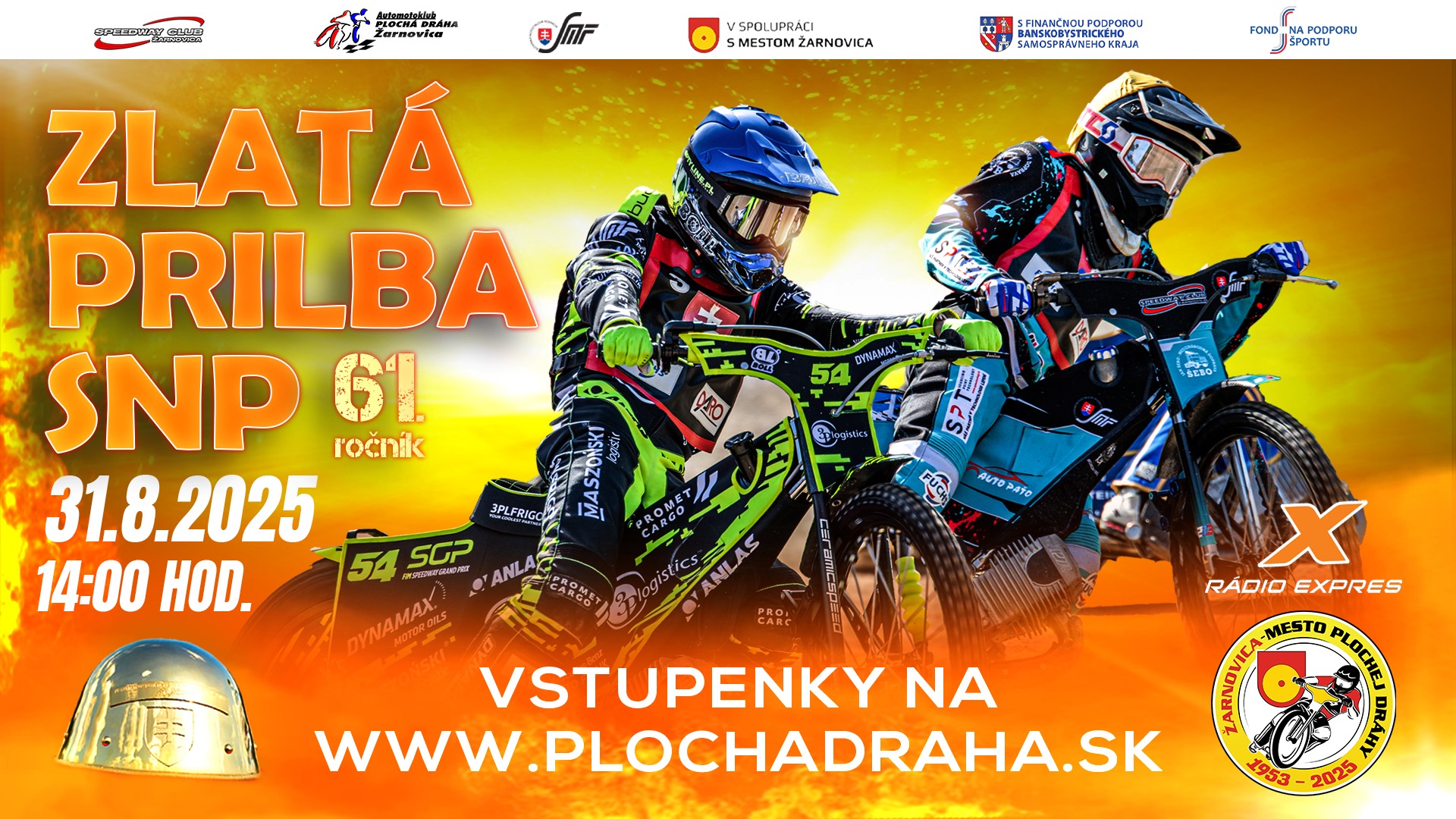 ZLATÁ PRILBA SNP 61.ročník