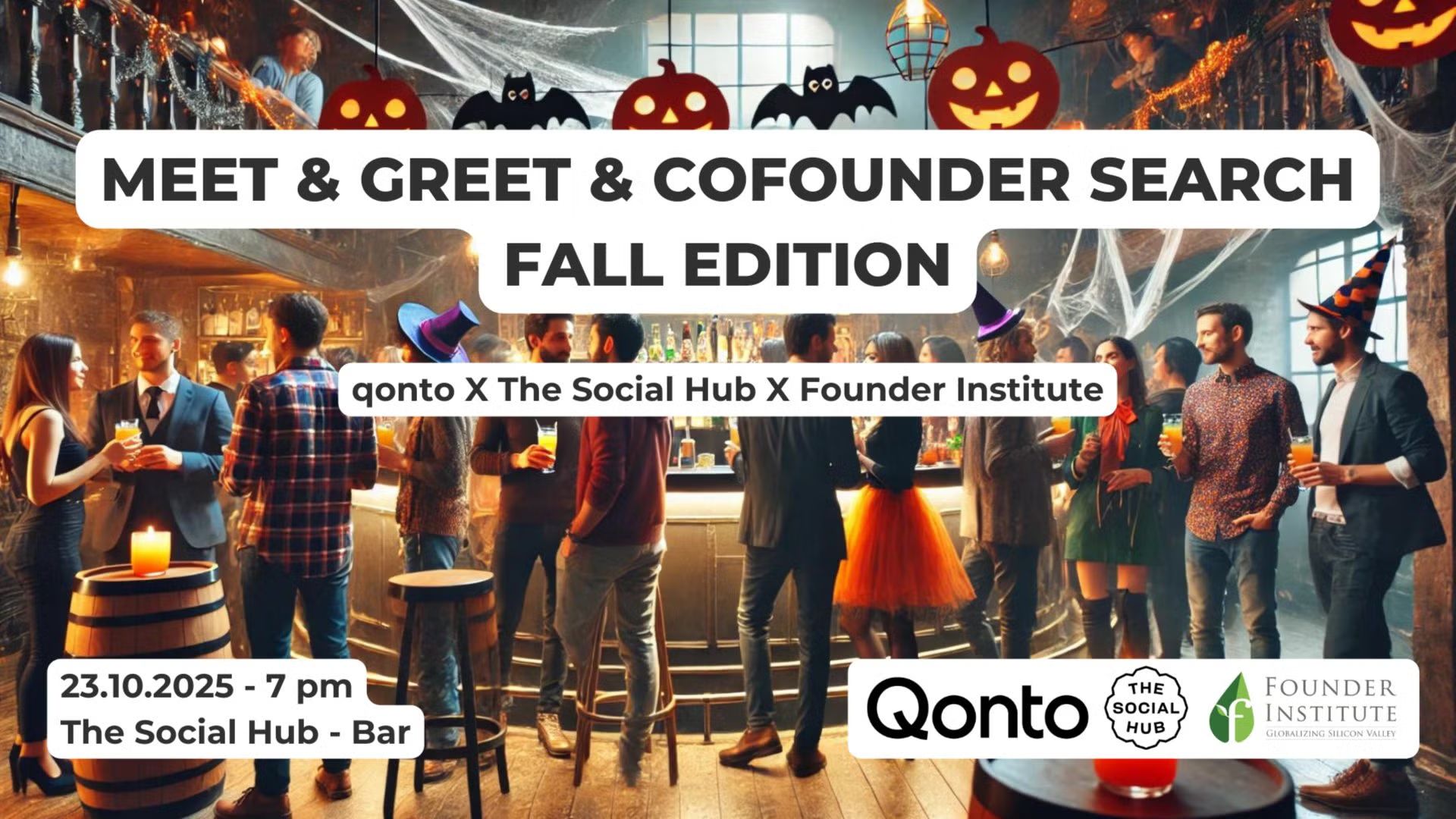 Founder Meet&Greet: In-Person Startup Networking Fall Edition!