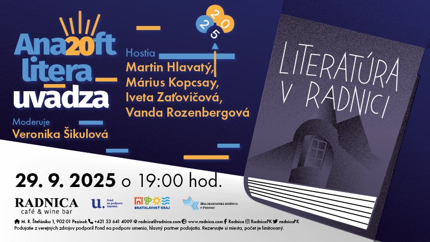 LITERATÚRA V RADNICI: Anasoft litera uvádza