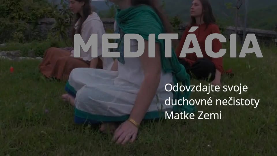Meditácia - Odovzdajte svoje duchovné nečistoty Matke Zemi