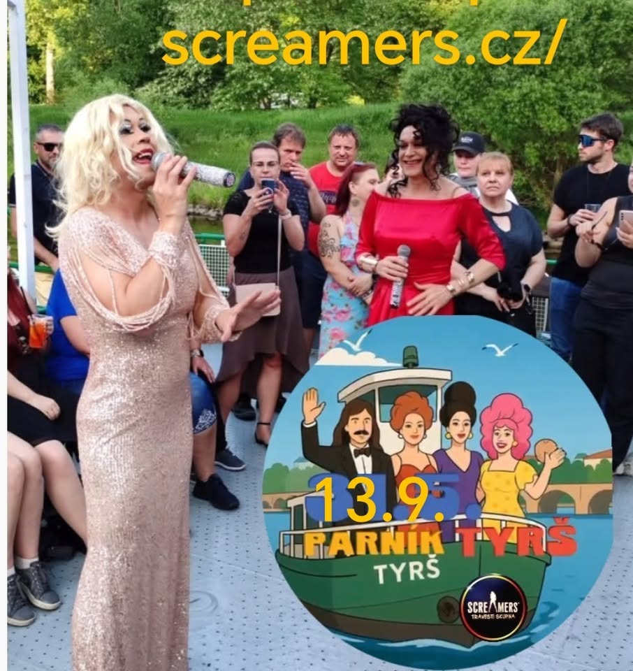 parník Tyrš a skupina SCREAMERS