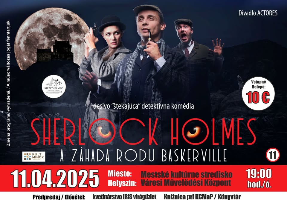 Divadlo ACTORES - Sherlock Holmes a záhada rodu Baskerville