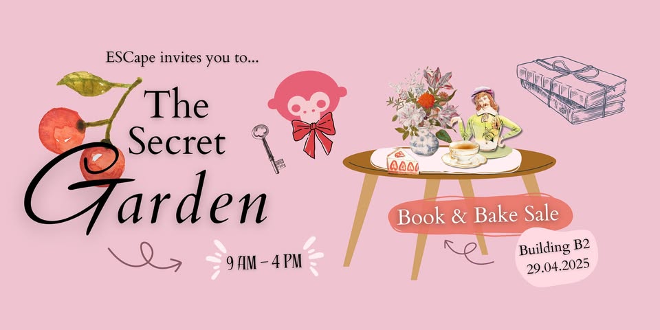 Book & Bake Sale - The Secret Garden
