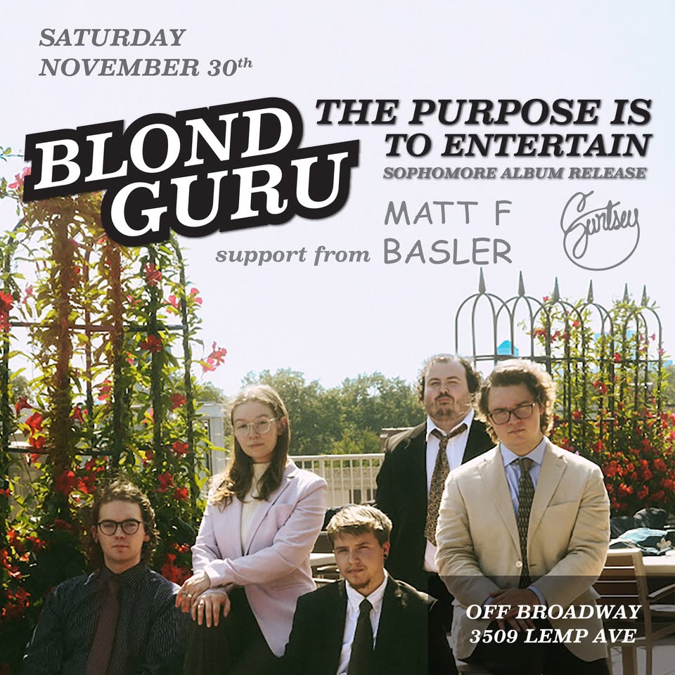 Blond Guru: "The Purpose Is To Entertain" Sophomore Album Release