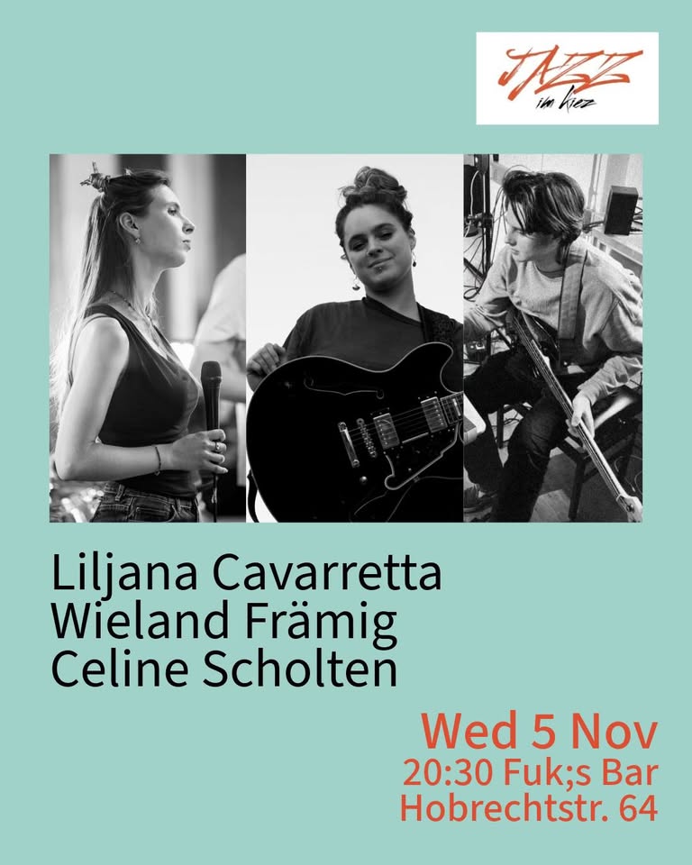 JIK Wednesdays #72: Liljana Cavarretta / Celine Scholten / Wieland Främig